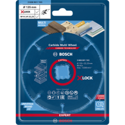 Disque Bosch carbure multimat expert 125mm X-Lock