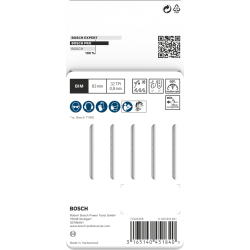 Lame de scie sauteuse PRO Stainless Steel T118GFS blister de 5