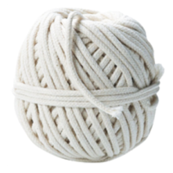 Cordeau coton 1,5mm les 100gs