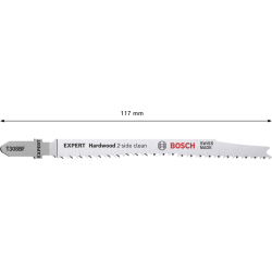 Lame de scie sauteuse EXPERT Hardwood 2-side clean T308BF blister de 5