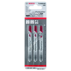 Lame de scie sauteuse EXPERT Carbon Fiber Clean T108BHM blister de 3