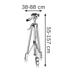 Trépied laser BT 150 filetage 1/4