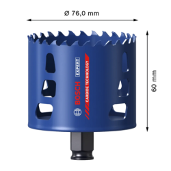 Scie trépan EXPERT carbure multimat 76mm