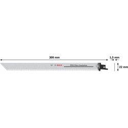 Lame scie sabre Fibre Insulation S1213AWP blister de 2