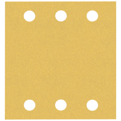 Feuilles abrasives rectangulaire C470 EXPERT 115x107mm grain 60 blister de 10