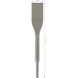Burin plat SDS + 40x260mm