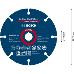 Disque Bosch carbure multimat expert 125mm