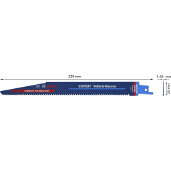 Lame scie sabre EXPERT carbure desincarce 220mm blister de 1