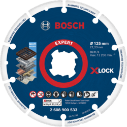 Disque Bosch à tronçonner EXPERT diamond métal 125mm SOLO