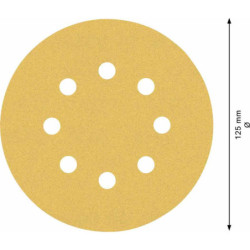 Disque Bosch abrasif C470 EXPERT 125mm grain 100 blister de 5