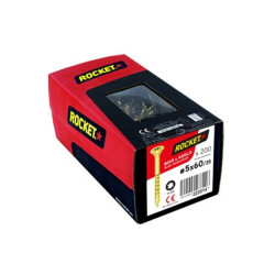 Vis ROCKET TORX 5x35/22mm boîte de 500