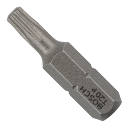 Embout de vissage qualité extra-dure t20 25mm blister de 3