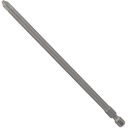 Embout de vissage qualité extra-dure PH2 89mm blister de 3