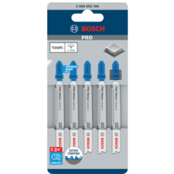 Lame de scie sauteuse PRO métal medium T121AFC blister de 5