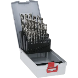 Coffret de forets hélicoïdaux PRO métal HSS-G blister de 25
