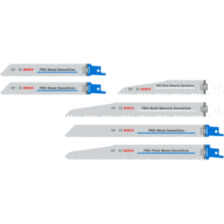Coffret de lames Bosch pro démolition 6 pièces