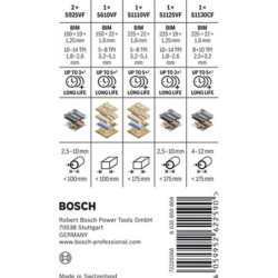 Coffret de lames Bosch pro démolition 6 pièces