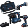 COMBO KIT GSR18V 55 + GBH 18V-22+GWS18-7 PROCORE