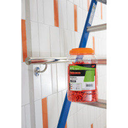 Cheville nylon NYL 6x30 collerette boîte de 100