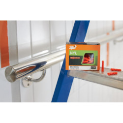 Cheville nylon NYL 6x30 collerette boîte de 100