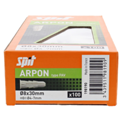 Cheville ARPON 8 multimat boîte de 100