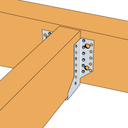 Sabot à ailes extérieures T500 largeur 120mm hauteur 190mm EP 2mm