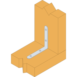 Equerre chaise 40x40mm zinguée EC40/2