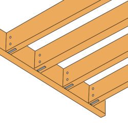 Étrier ame intérieure 185x130x70mm ETNM185/130/2