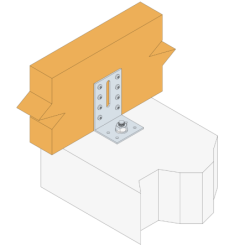 Equerre de fixation 60x60x40mm EA6642