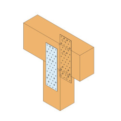 Plaque perforée 40x120x2mm