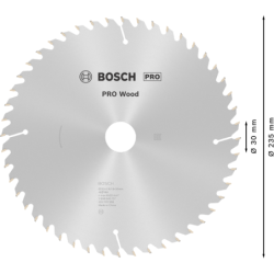 Lame de scie circulaire Wood 235x30/25x2,8mm 48 dents