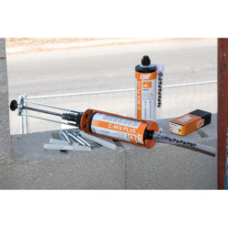 Cartouche CMIXPLUS gris 300ml et 2 buses
