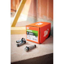 Cheville PRIMA M8x55 sans vis boîte de 25