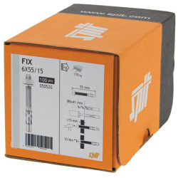 Cheville FIX3 6x55/5-15 boîte de 100