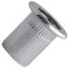 Ecrou cranté acier tête plate M8-30 boîte de 100