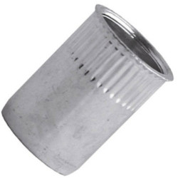 Ecrou cranté acier tête réduite M6-30 boîte de 200