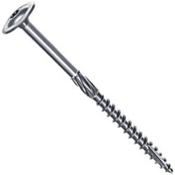Vis ROCKET charpente FP 8x260/100mm tête fraisée TORX AZI boîte de 50