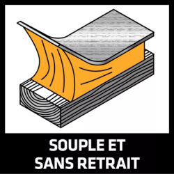 Mastic-colle polyuréthane pour fixation de tuiles SIKA FIXOTUILE coloris terre cuite