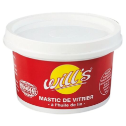 Mastic de vitrier, boîte de 500 g