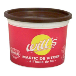 Mastic de vitrier, boîte de 500 g