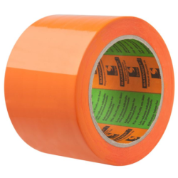 Adhésif plastique orange barnier 50mm haute qualité