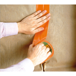 Adhésif plastique orange barnier 50mm haute qualité