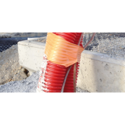 Adhésif plastique orange barnier 50mm haute qualité