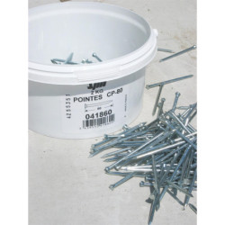 Pointe acier de haute qualité de longueur 60mm pour béton seau de 2 KG