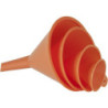 ENTONNOIR PVC BEC DROIT LOT DE 4 02360