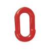 Maillon rapide PVC 8 mm rouge