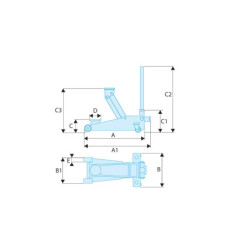 Cric roulant 3T DL.32APB