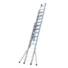 Échelle coulissante 3 plans en aluminium 4.66/1 1.38m