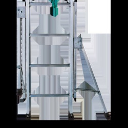 Échelle coulissante 3 plans en aluminium 4.66/1 1.38m