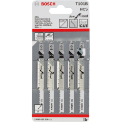 Lame de scie sauteuse bois T101B blister de 5